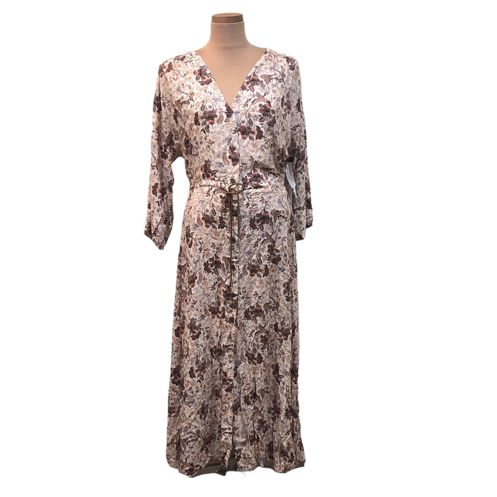 Nwt Iris Setlakwe Maxi Dress Size 8 Cream Floral